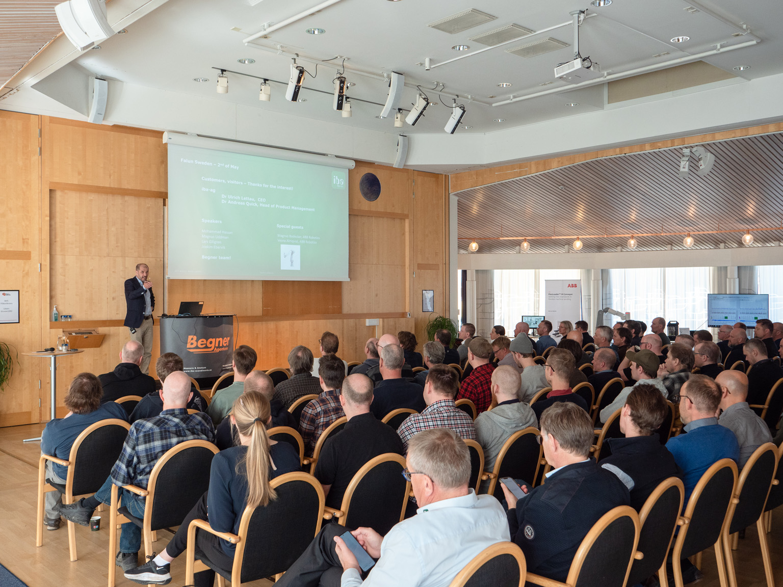 Patrik Fredriksson at the ibaDay in Falun 2023